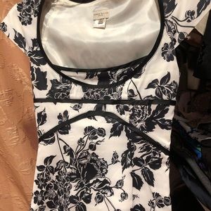 Karen Millen Black and white Midi